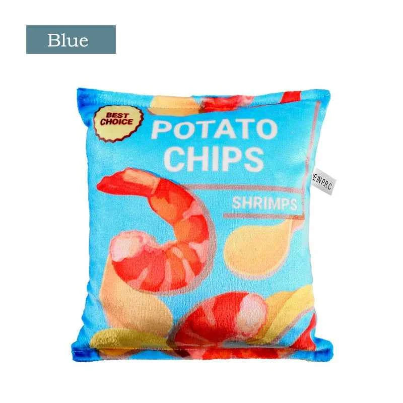 Plush Chips Dog Toy