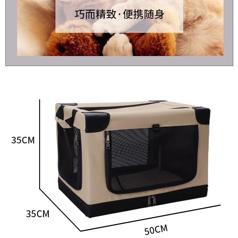 Foldable Car Travel Pet Crate