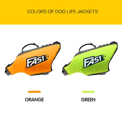 Reflective Dog Life Jacket Front View