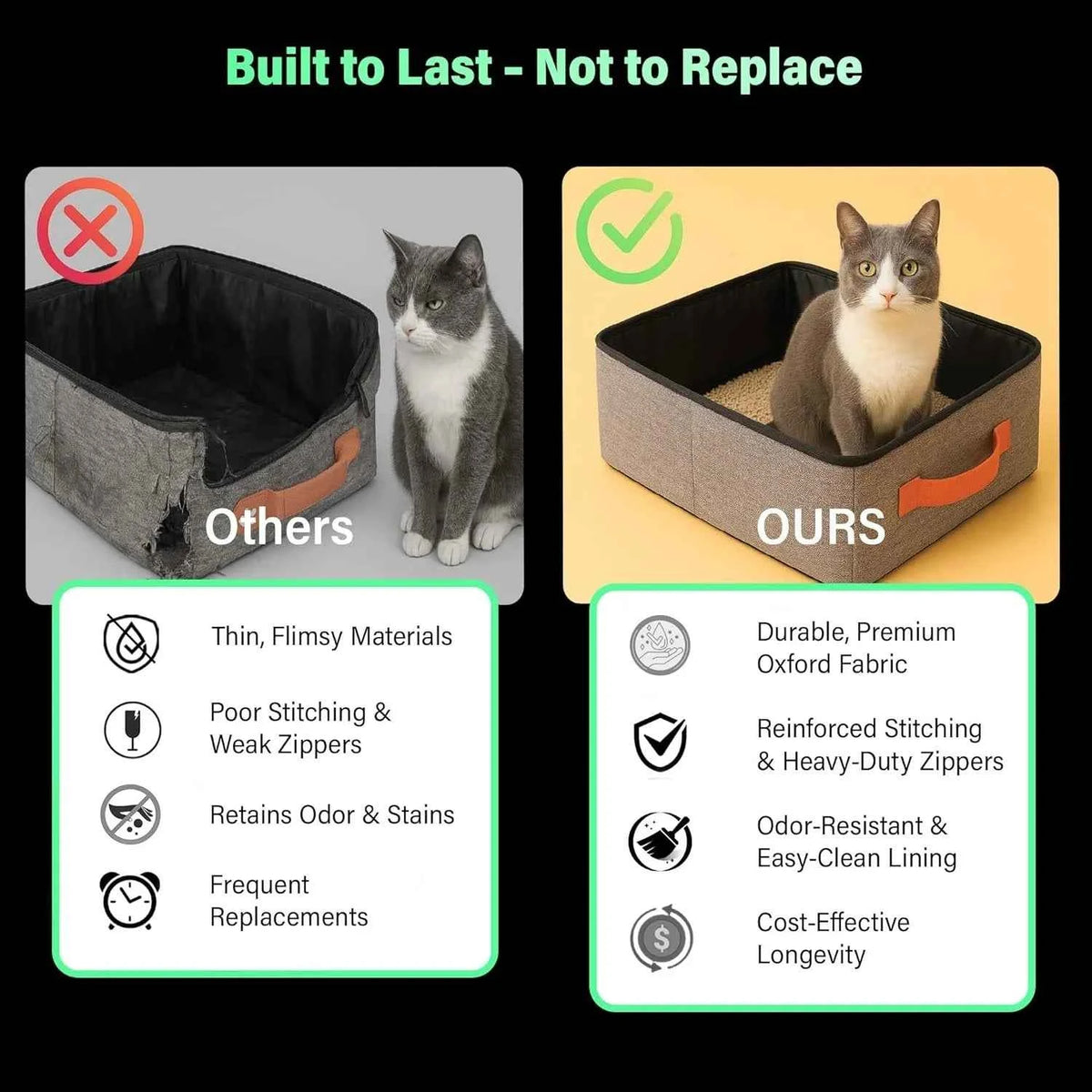 Travel-Friendly Cat Litter Box