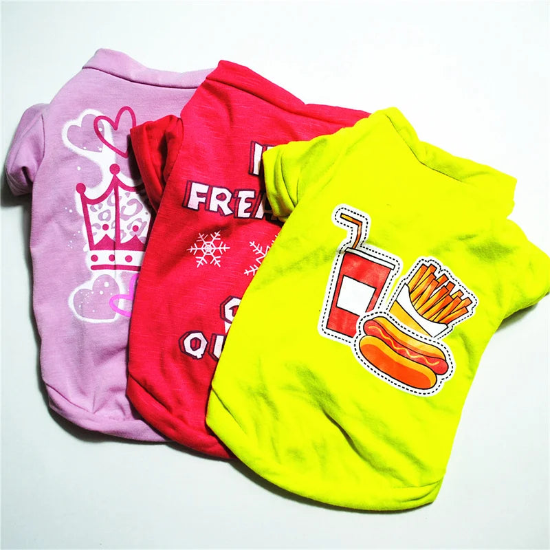 Classic Sphynx Cat T Shirt Shirts Spring Autumn Pet Clothes for Cats Gotas Katten Kedi Vest Dog Mascotas Clothing Vetement Chat