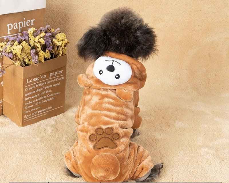 Cozy Dog Pet Costume - Perfect for Autumn and Winter Adventures