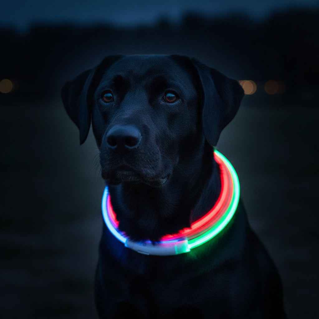 Stay Safe and Stylish: LED Glow Dog Collar for Every Adventure
